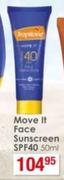 Tropitone Move It Face Sunscreen Lotion SPF40-50ml