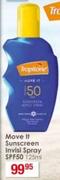 Tropitone Move It Sunscreen Invisi Spray SPF50-125ml