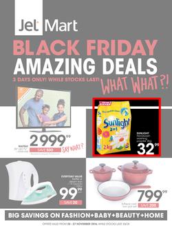 Jet Mart : Black Friday Amazing Deals (25 Nov - 27 Nov 2016), page 1