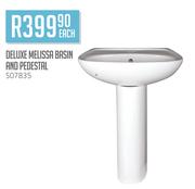 Deluxe Melissa Basin & Pedestal-Each