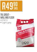 Tal Grout Wall & Floor Light Grey LO7413-5Kg