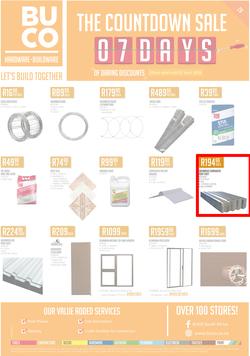 Buco Coastal Rural : The Countdown Sale (22 March - 7 April 2018), page 1