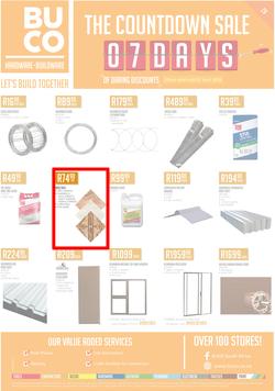 Buco Coastal Rural : The Countdown Sale (22 March - 7 April 2018), page 1