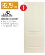Swartland Deep Moulded Doors-813 x 2032mm