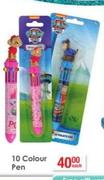 Paw Patrol 10 Colour Pen-Each