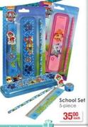 Paw Patrol 5 Piece School Set-Each