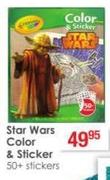Crayola Star Wars Color & Stickers-50+ Stickers