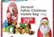 Jacquot Father Christmas Variety Bag 150g