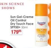 Eucerin Sun Gel-Creme Oil Control Dry Touch Face SPF50+-50ml