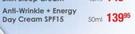 Nivea Anti-Wrinkle + Energy Day Cream SPF15-50ml