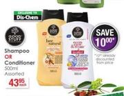 Dis-Chem Shampoo Or Conditioner-500ml Each