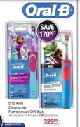 Oral-B D12 Kids Character Powerbrush Gift Box-Each