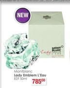 Montblanc Lady Emblem L'Eau EDT 50ml