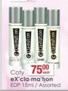 Coty Exclamation EDP Assorted-15ml Each