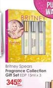 Britney Spears Fragrance Collection Gift Set EDP-3 x 15ml Per Pack