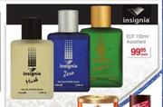 Insignia EDT Assorted-100ml Each