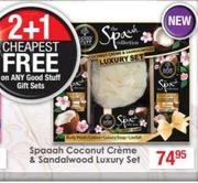 Spaaash Coconut Creme & Sandalwood Luxury Set