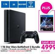 PS4 1TB Star Wars Battlefront 2 Bundle-Per Bundle