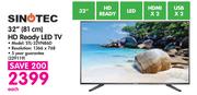 Sinotec 32" 81cm HD Ready LED TV STL-32VN86D
