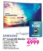 Samsung 27" Curved LED Monitor