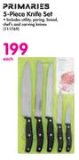 Primaries 5 Piece Knife Set