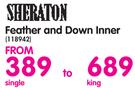 Sheraton Feather And Down Inner Single