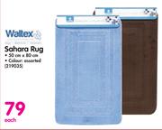 Waltex Sahara Rug 50x80cm In Assorted Colours-Each
