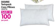 Desiree Twinpack Cozy Pillows-Per Pack