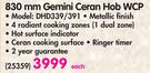 Defy 830mm Gemini Ceran Hob WCP DHD339/391-Each
