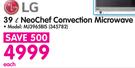 LG 39Ltr NeoChef Convection Microwave MJ3965BIS-Each