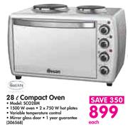 Swan 28Ltr Compact Oven SCO28M