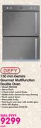 Defy 730mm Gemini Gourmet Multifunction Double Oven DBO468