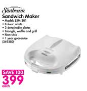 Sunbeam Sandwich Maker SSM-301