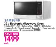 Samsung 32Ltr Electronic Microwave Oven ME9114W1