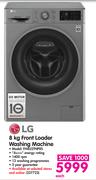 LG 8Kg Front Loader Washing Machine FH4U2TNP8S