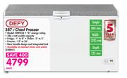 Defy 387Ltr Chest Freezer DMF454