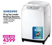 Samsung 13Kg Top Loader Washing Machine WA13F5S2UWW/XFA