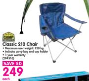 Camp Master Classic 210 Chair-Each