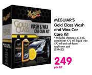 Meguiar's Gold Class Wash and Wax Car Care Kit-Per Kit