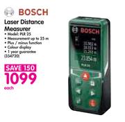 Bosch Laser Distance Measurer PLR 25
