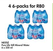Nestle Pure Life Still Mineral Water 6x330ml-For 4 Packs