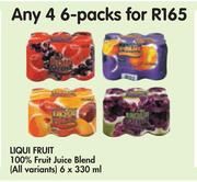 Liqui Fruit 100% Fruit Juice Blend (All Variants) 6x330ml-For Any 4