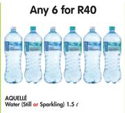 Aquelle Water (Still Or Sparkling)-6x1.5Ltr