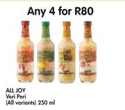 All Joy Veri Peri(All Variants)-4x250ml