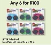 Jeyes Toilet Block Twin Pack (All variants) 2x45g-For Any 6
