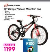 Raleigh 20" Mirage 7 Speed Mountain Bike