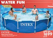 Intex Metal Frame Pool Set-Per Set
