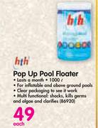 HTH Pop Up Pool Floater-Each