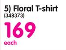 Legend Floral T-Shirt-Each
