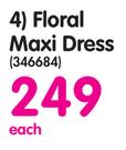 Legend Floral Maxi Dress-Each